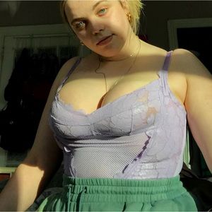 STILL AVAILABLE! FENTY by Rihanna purple lace corset (sale fell through)